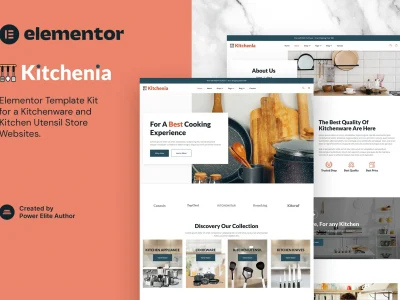 Kitchenia – Kitchenware & Cooking Utensils Store Template Kit