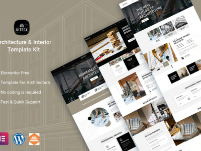 Kitecx - Architecture & Interior Elementor Template Kit