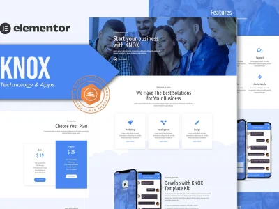 Knox - Technology & Apps Template Kit