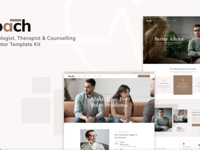 Koach - Life Coach & Counseling Elementor Template Kit