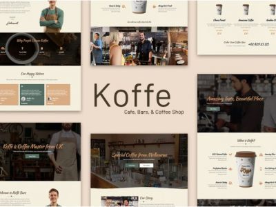 Koffe - Cafe & Coffee Shop Template Kit