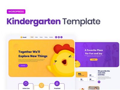 Kooki – Kindergarten Elementor Template Kit