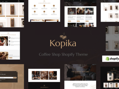 Kopiko - Cafe Bakery & Coffee Shop Shopify Theme