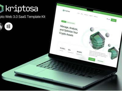 Kriptosa - Web3 SaaS Elementor Template Kit