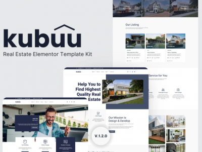 Kubuu - Real Estate Elementor Template Kit