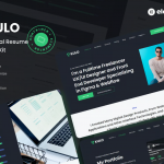 Kulo - Professional Resume Elementor Template Kit