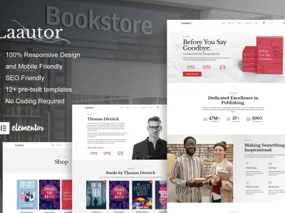 LaAutor - Author & Publisher Elementor Template Kit