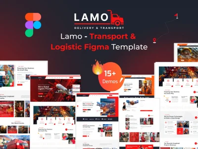 Lamo - Transport & Logistics Figma Template