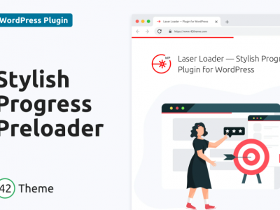 Laser Loader — Stylish Progress Bar Preloader