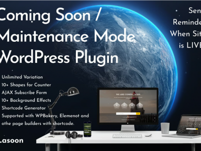 Lasoon - Coming Soon WordPress Plugin