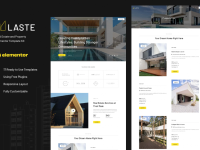 Laste - Real Estate & Property Elementor Template Kit