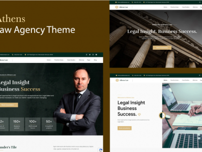 Law Agency WordPress Theme - Athens