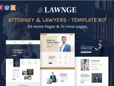 Lawgne - Attorney & Lawyers Elementor Template Kit