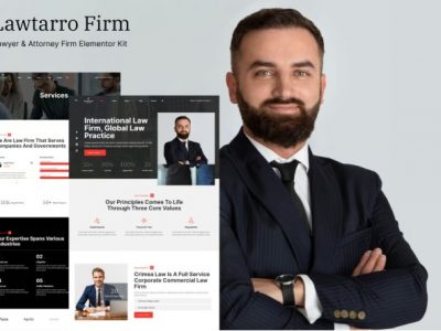 Lawtarro - Attorney & Law Firm Elementor Template Kit