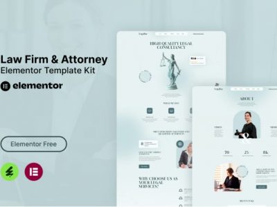 Legalize - Law Firm & Attorney Elementor Template Kit