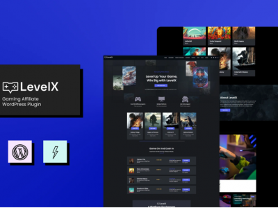 LevelX - Gaming Affiliate WordPress Theme