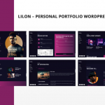 Lilon – Personal Portfolio WordPress Theme