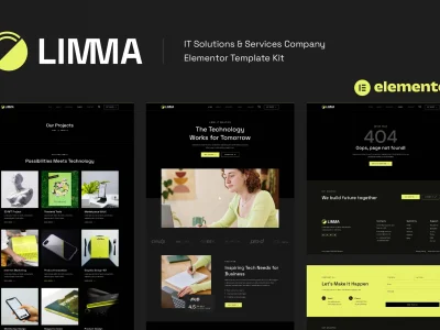 Limma - IT Solutions & Services Company Elementor Template Kit