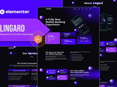 Lingard - Payment & Online Banking Elementor Template Kit