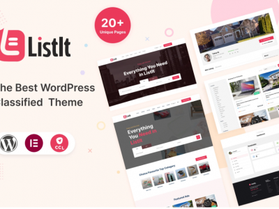 ListIt – Clasified WordPress Theme