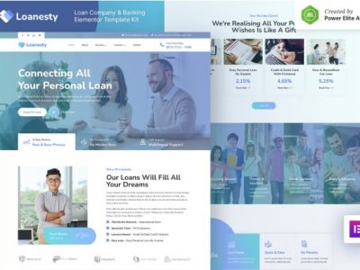 Loanesty – Loan Company & Banking Elementor Template Kit
