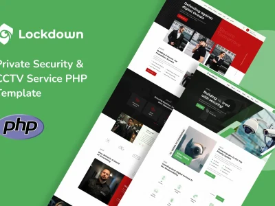 Lockdown - Security & CCTV Service PHP Template