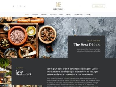 Loco Restaurant - Template Kit