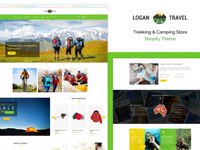 Logan - Trekking & Camping Store Shopify Theme
