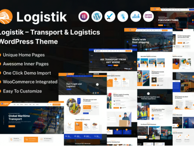 Logistik – Transport & Logistics WordPress Theme