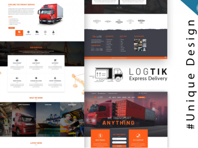 Logtik - WP Logistics, Cargo Transportation Theme