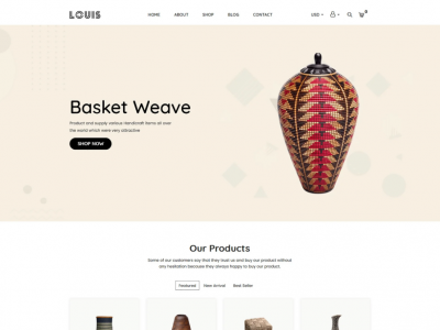 Louis – Handmade & Craft Shopify Theme