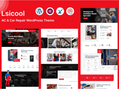Lsicool - AC & Car Repair WordPress Theme