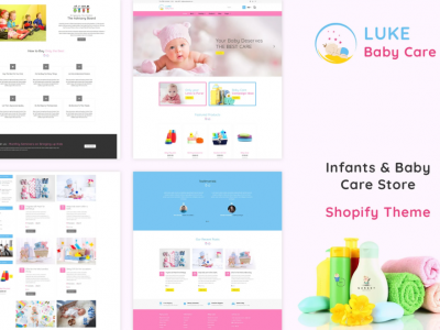 Luke - Infants & Baby Care Store Shopify Theme