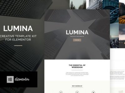 Lumina - Creatives & Business Elementor Template Kit