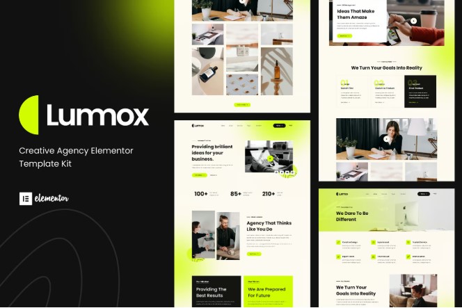 Lummox - Creative Agency Elementor Template Kit