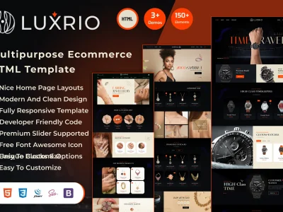 Luxrio – Multipurpose eCommerce HTML Template