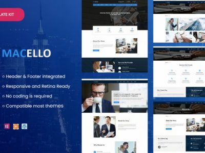 Macello - Business Consulting & Accounting Elementor Template Kit
