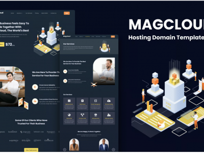 Magcloud - Hosting Domain Elementor Template Kit