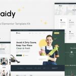 Maidy - Cleaning Service Elementor Template Kit