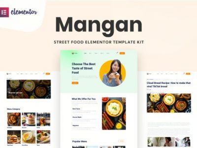 Mangan - Restaurant Elementor Template Kit