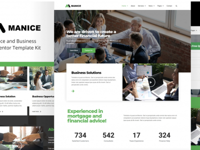 Manice - Business Elementor Template Kit