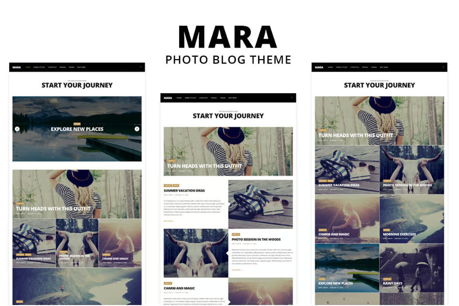 Mara - Photo Stories Blog Travel WordPress Theme