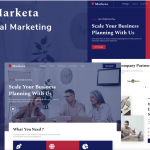 Marketa - Digital Agency Business Services Elementor Template Kit