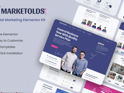 Marketolds - Digital Marketing Elementor Template Kit