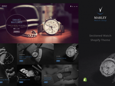 Marley  Sectioned Watch Shopify Theme