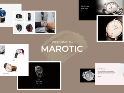 Marotic – Minimal & Clean Watch Shopify Theme