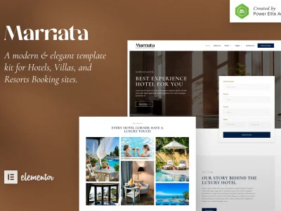 Marriata – Hotel & Resort Elementor Template Kit