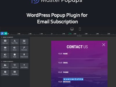 Master Popups – WordPress Popup Plugin for Email Subscription