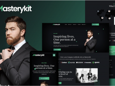 MasteryKit - Business Coach Elementor Template Kit