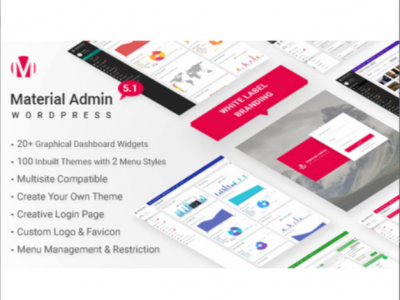Material – White Label WordPress Admin Theme